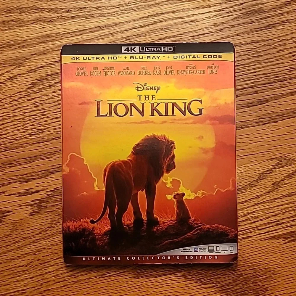 NWT live action new Lion King Movie Never opened 4kultra blu-ray digital LOT-B